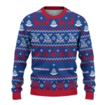 Custom Crystal Palace Christmas Designs Blue Sweater Best Selling