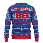Custom Crystal Palace Christmas Designs Blue Sweater Best Selling
