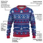 Custom Crystal Palace Christmas Designs Blue Sweater Best Selling