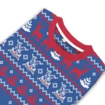 Custom Crystal Palace Christmas Designs Blue Sweater Best Selling