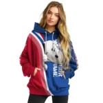 Custom Crystal Palace Peeking Snoopy Blue Hoodie Best Selling