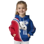 Custom Crystal Palace Peeking Snoopy Blue Hoodie Best Selling