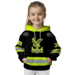 Custom Crystal Palace Safety Motif Black Neon Green Hoodie Best Selling