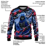 Custom Crystal Palace Skull Horde Blue Sweater Best Selling