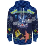 Custom Crystal Palace Spongebob Patrick Star Blue Navy Hoodie Best Selling