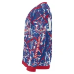 Custom Crystal Palace Streak Overlay Blue Sweater Best Selling