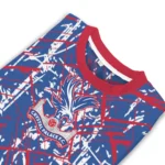 Custom Crystal Palace Streak Overlay Blue Sweater Best Selling