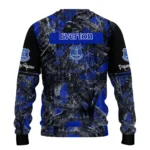 Custom Everton Antlers Pattern Royal Blue Black Sweater Best Selling
