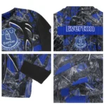 Custom Everton Antlers Pattern Royal Blue Black Sweater Best Selling