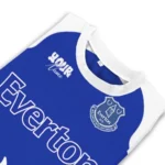 Custom Everton Flame Border Royal Blue Sweater Best Selling