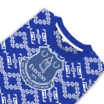 Custom Everton Lattice Gridwork Royal Blue Sweater Best Selling