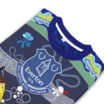 Custom Everton Spongebob Designs Blue Sweater Best Selling