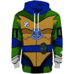 Custom Everton Superhero Armor Royal Blue Green Hoodie Best Selling