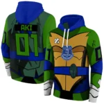 Custom Everton Superhero Armor Royal Blue Green Hoodie Best Selling