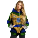 Custom Everton Superhero Armor Royal Blue Green Hoodie Best Selling
