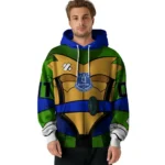 Custom Everton Superhero Armor Royal Blue Green Hoodie Best Selling