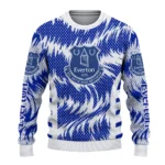 Custom Everton Swirl Flow Royal Blue Sweater Best Selling