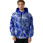 Custom Everton Tie Dye Pattern Royal Blue Hoodie Best Selling