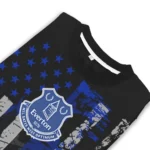 Custom Everton Vintage Usa Flag Black Sweater Best Selling