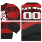Custom Fulham Bulldog Motif Sweater Best Selling