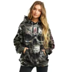 Custom Fulham Camo Skull Hoodie Best Selling