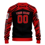 Custom Fulham Chevron Pattern Black Sweater Best Selling