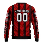 Custom Fulham Chevron Rows Black Sweater Best Selling