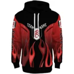 Custom Fulham Flame Design Black Hoodie Best Selling