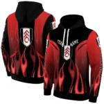 Custom Fulham Flame Design Black Hoodie Best Selling