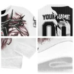 Custom Fulham Jesus Tears Black White Sweater Best Selling