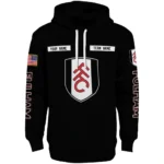 Custom Fulham Punisher Skull Black Hoodie Best Selling