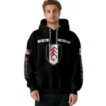 Custom Fulham Punisher Skull Black Hoodie Best Selling