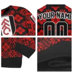 Custom Fulham Snowflake Matrix Black Sweater Best Selling