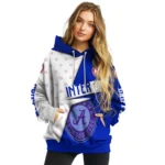 Custom Inter Milan Abstract Shape Blue Hoodie Best Selling