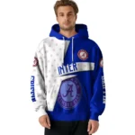 Custom Inter Milan Abstract Shape Blue Hoodie Best Selling