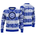 Custom Inter Milan Bulldog Motif Sweater Best Selling