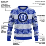 Custom Inter Milan Bulldog Motif Sweater Best Selling