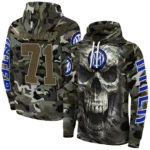 Custom Inter Milan Camo Skull Hoodie Best Selling