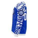 Custom Inter Milan Chevron Pattern Blue Sweater Best Selling