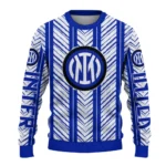 Custom Inter Milan Chevron Rows Blue Sweater Best Selling