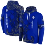 Custom Inter Milan Deer Silhouette Blue Hoodie Best Selling