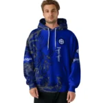Custom Inter Milan Deer Silhouette Blue Hoodie Best Selling