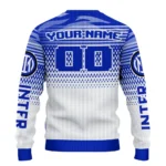 Custom Inter Milan Diamond Mesh Sweater Best Selling