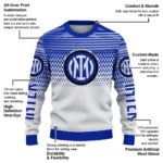 Custom Inter Milan Diamond Mesh Sweater Best Selling