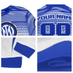 Custom Inter Milan Diamond Mesh Sweater Best Selling