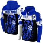 Custom Inter Milan Grim Reaper Blue Black Hoodie Best Selling