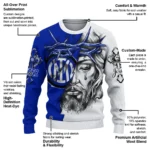 Custom Inter Milan Jesus Tears Blue White Sweater Best Selling