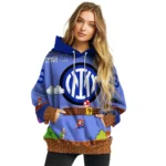 Custom Inter Milan Mario Blue Black Hoodie Best Selling