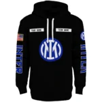 Custom Inter Milan Punisher Skull Black Hoodie Best Selling
