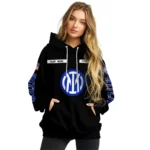 Custom Inter Milan Punisher Skull Black Hoodie Best Selling